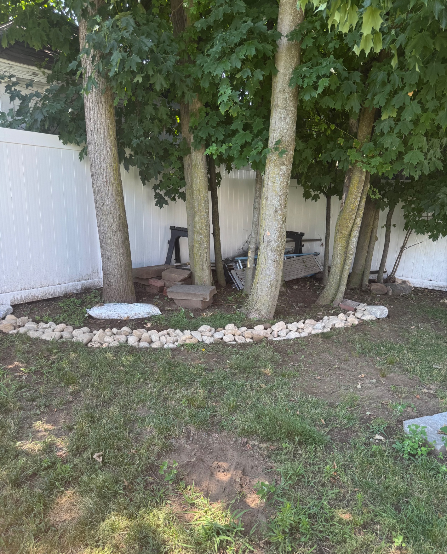 Landscape design and installation work by Apex Grounds & Lawn
