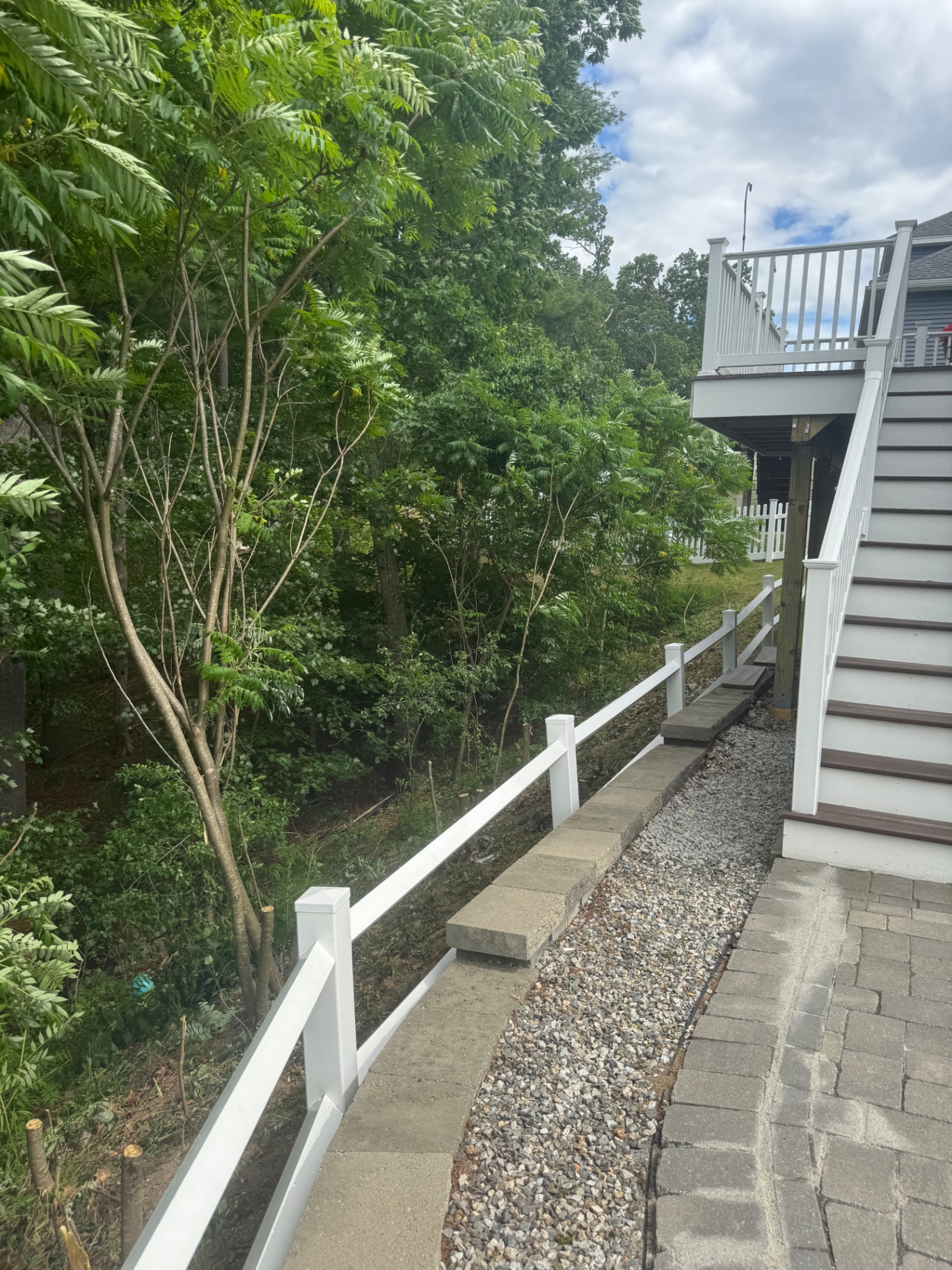 Landscape design and installation work by Apex Grounds & Lawn